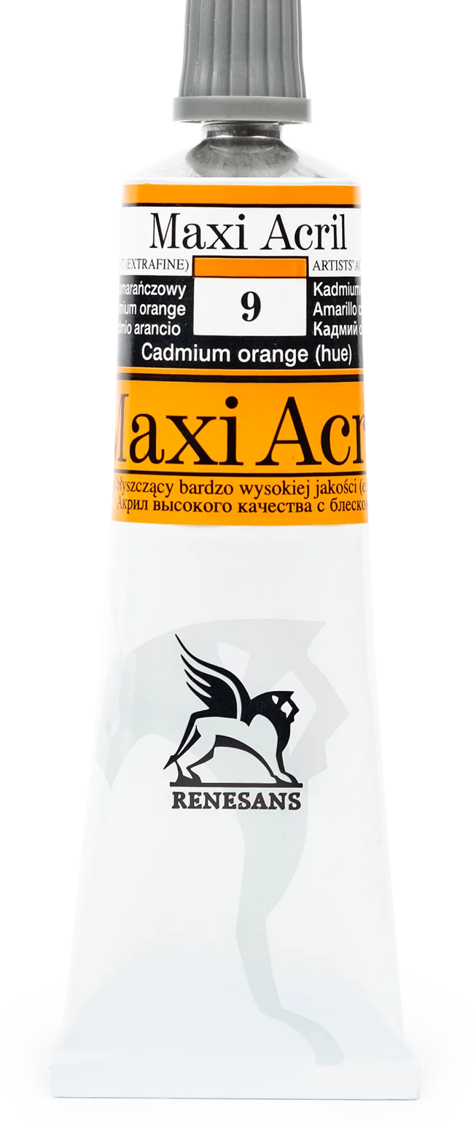 Farba akrylowa Maxi Acril - Renesans - 09, cadmium orange hue, 60 ml