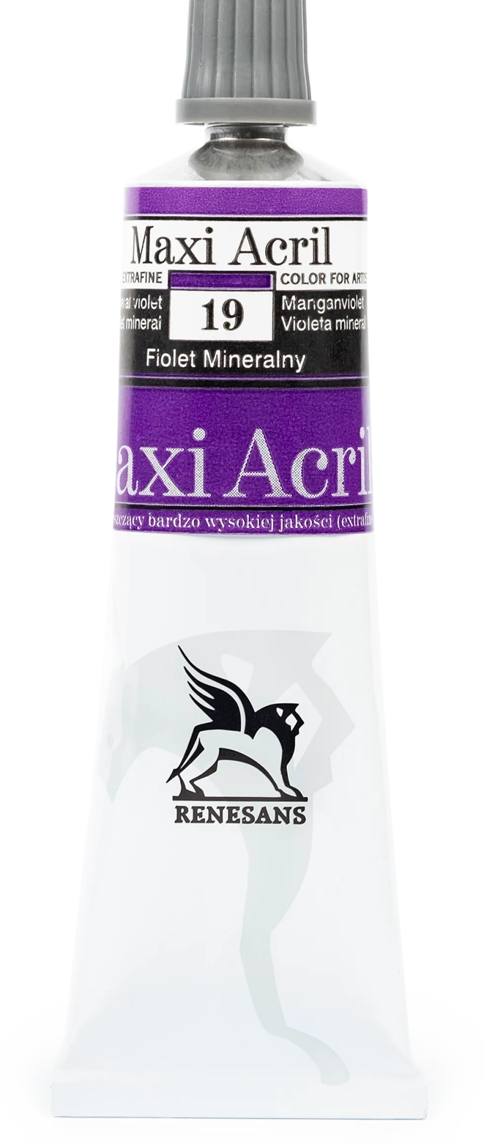 Farba akrylowa Maxi Acril - Renesans - fiolet mineralny, 60 ml
