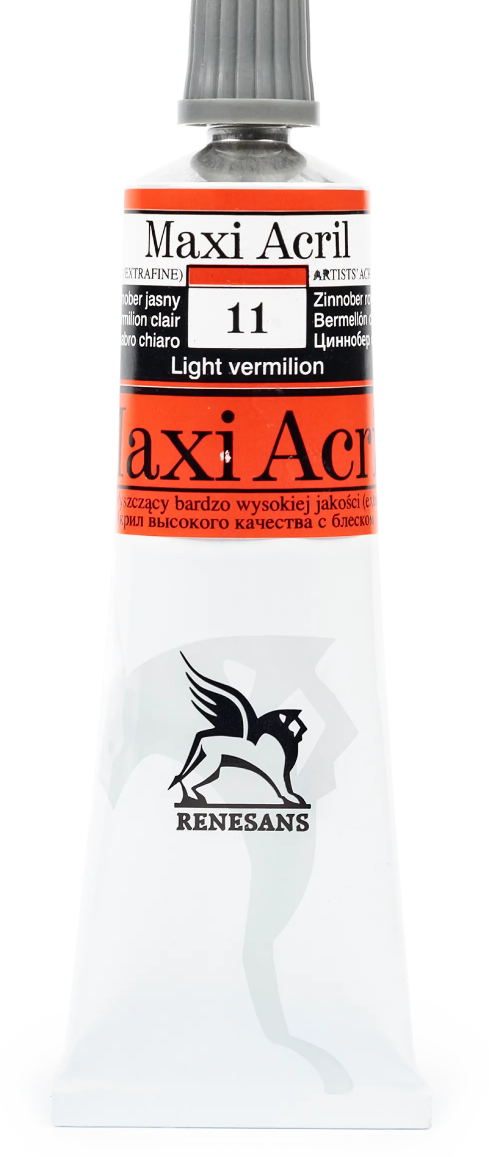 Farba akrylowa Maxi Acril - Renesans - 11, light vermilion, 60 ml