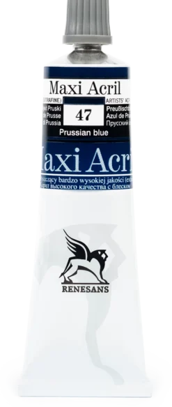 Farba akrylowa Maxi Acril - Renesans - 47, Prussian blue, 60 ml