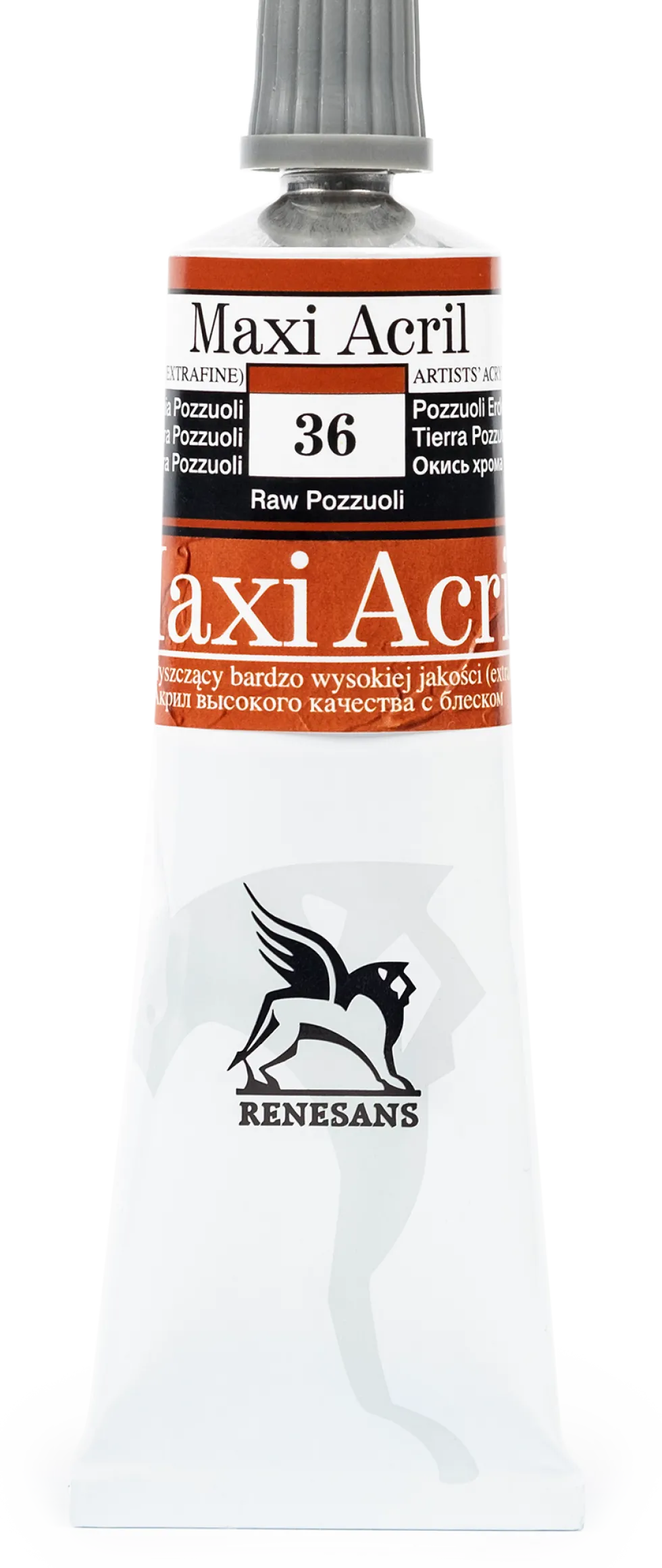 Farba akrylowa Maxi Acril - Renesans - 36, raw pozzuoli, 60 ml