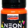 Farba akrylowa, neonowa - Pentart - pomarańczowa, 30 ml