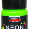Farba akrylowa, neonowa - Pentart - zielona, 30 ml