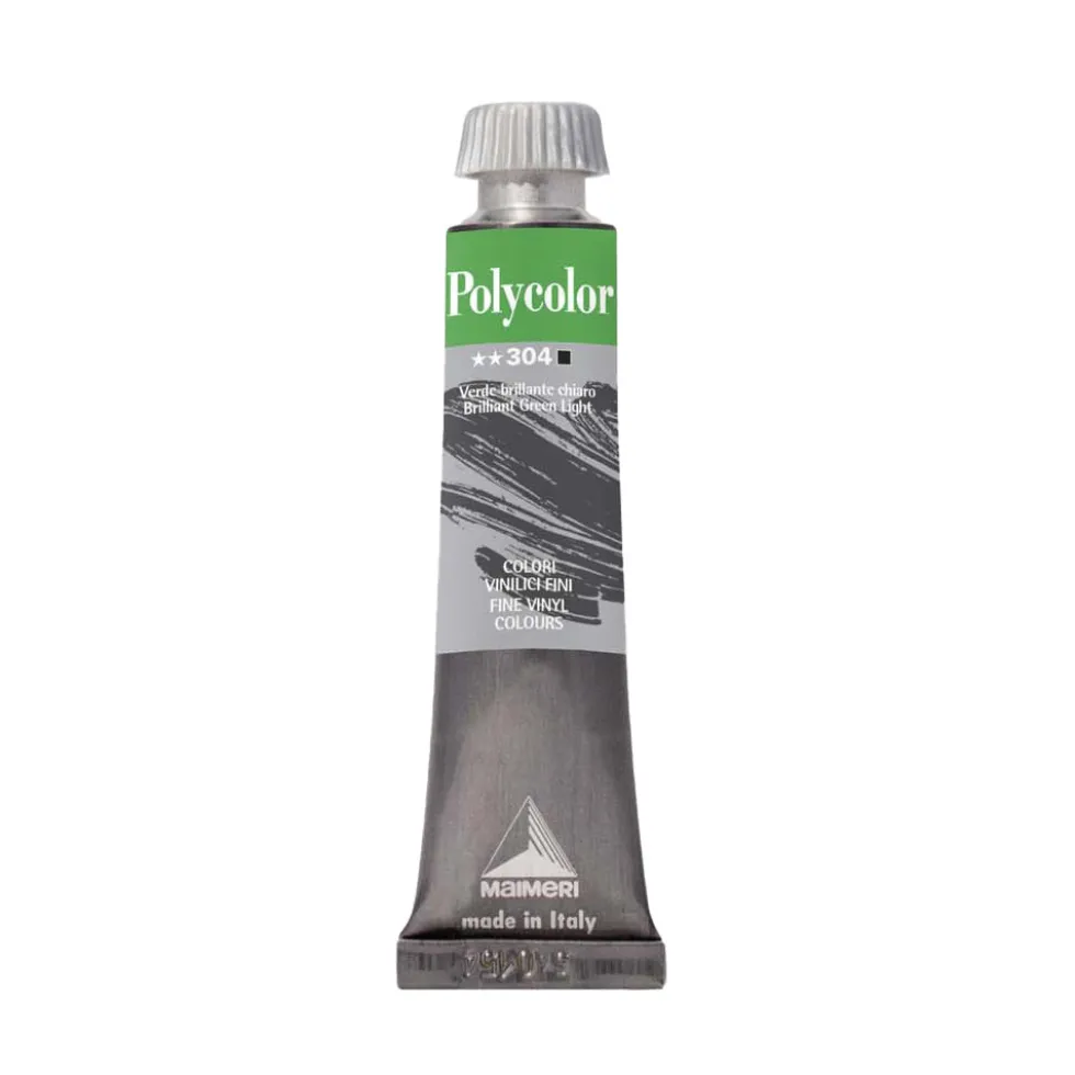 Farba akrylowa Polycolor - Maimeri - 304, Brilliant Green Light, 20 ml