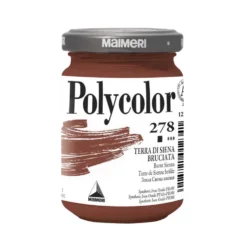 Farba akrylowa Polycolor - Maimeri - 278, Burnt Sienna, 140 ml
