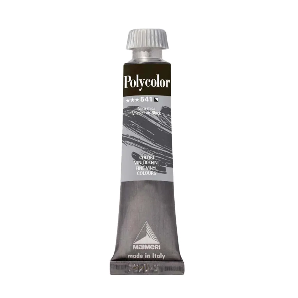 Farba akrylowa Polycolor - Maimeri - 541, Micaceous Black, 20 ml