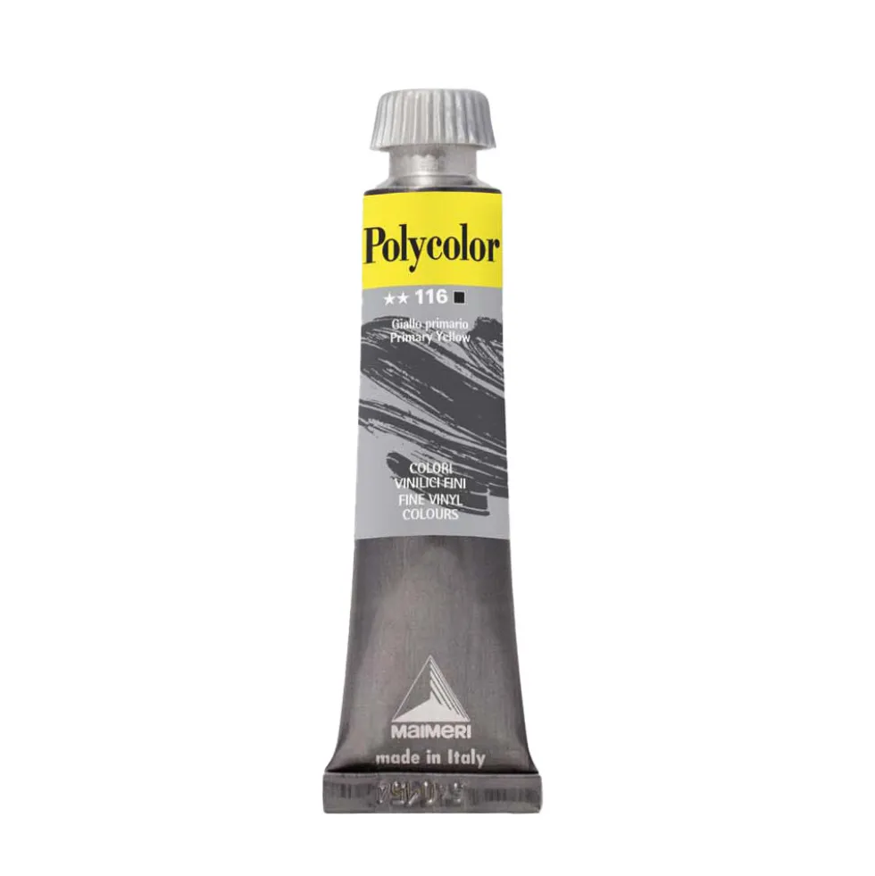 Farba akrylowa Polycolor - Maimeri - 116, Primary Yellow, 20 ml