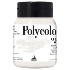 Farba akrylowa Polycolor - Maimeri - 018, Titanium White, 500 ml