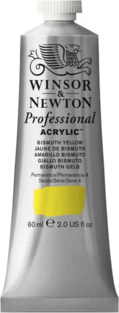 Farba akrylowa Professional Acrylic - Winsor & Newton - Bismuth Yellow, 60 ml