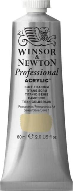 Farba akrylowa Professional Acrylic - Winsor & Newton - Buff Titanium, 60 ml
