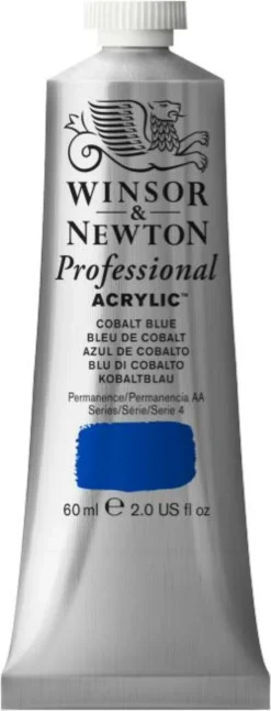 Farba akrylowa Professional Acrylic - Winsor & Newton - Cobalt Light Blue, 60 ml