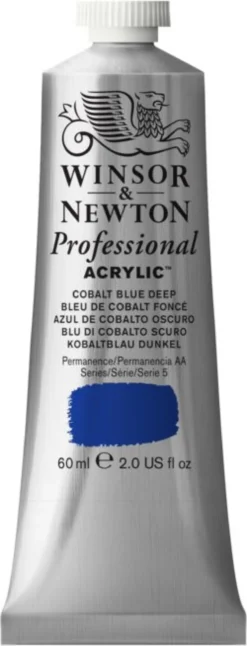 Farba akrylowa Professional Acrylic - Winsor & Newton - Cobalt Blue Deep, 60 ml