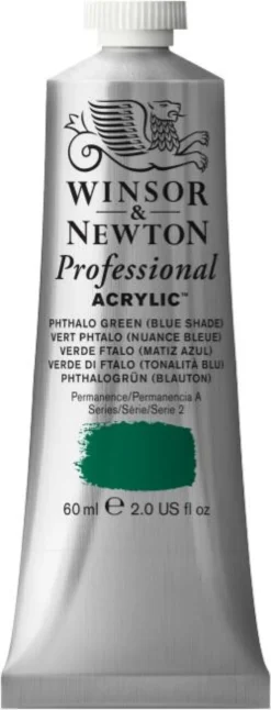 Farba akrylowa Professional Acrylic - Winsor & Newton - Phthalo Blue Green Shade, 60 ml