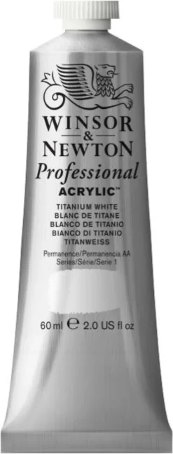 Farba akrylowa Professional Acrylic - Winsor & Newton - Titanium White, 60 ml