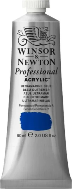 Farba akrylowa Professional Acrylic - Winsor & Newton - Ultramarine Blue, 60 ml