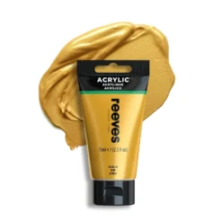 Farba akrylowa - Reeves - Gold, 75 ml