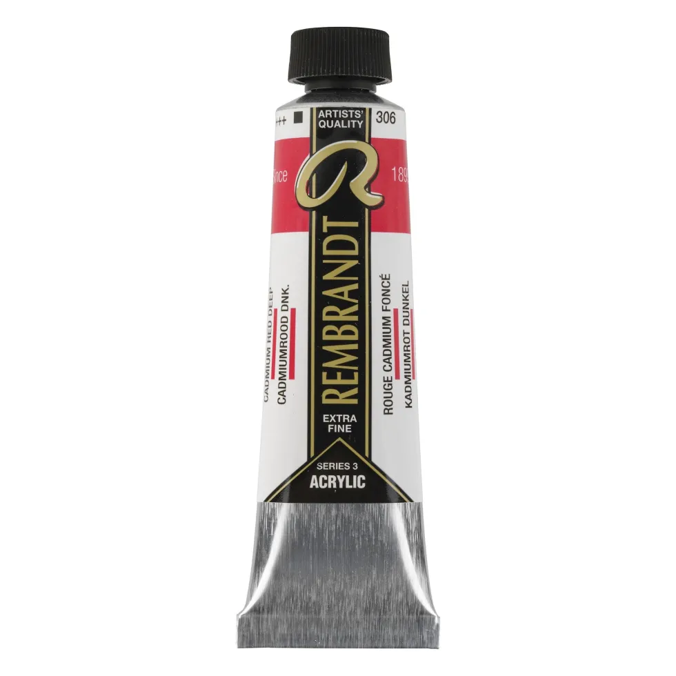 Farba akrylowa - Rembrandt - Cadmium Red Deep, 40 ml