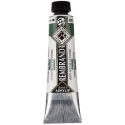 Farba akrylowa - Rembrandt - Chromium Oxide Green, 40 ml
