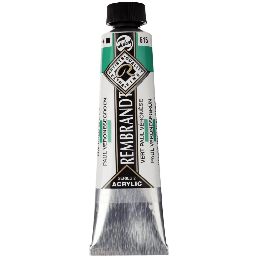 Farba akrylowa - Rembrandt - Emerald Green, 40 ml