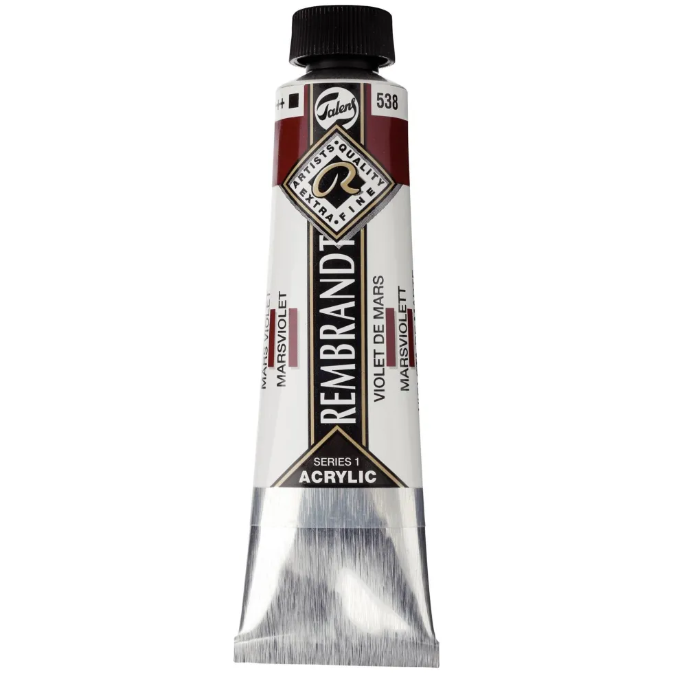 Farba akrylowa - Rembrandt - Mars Violet, 40 ml