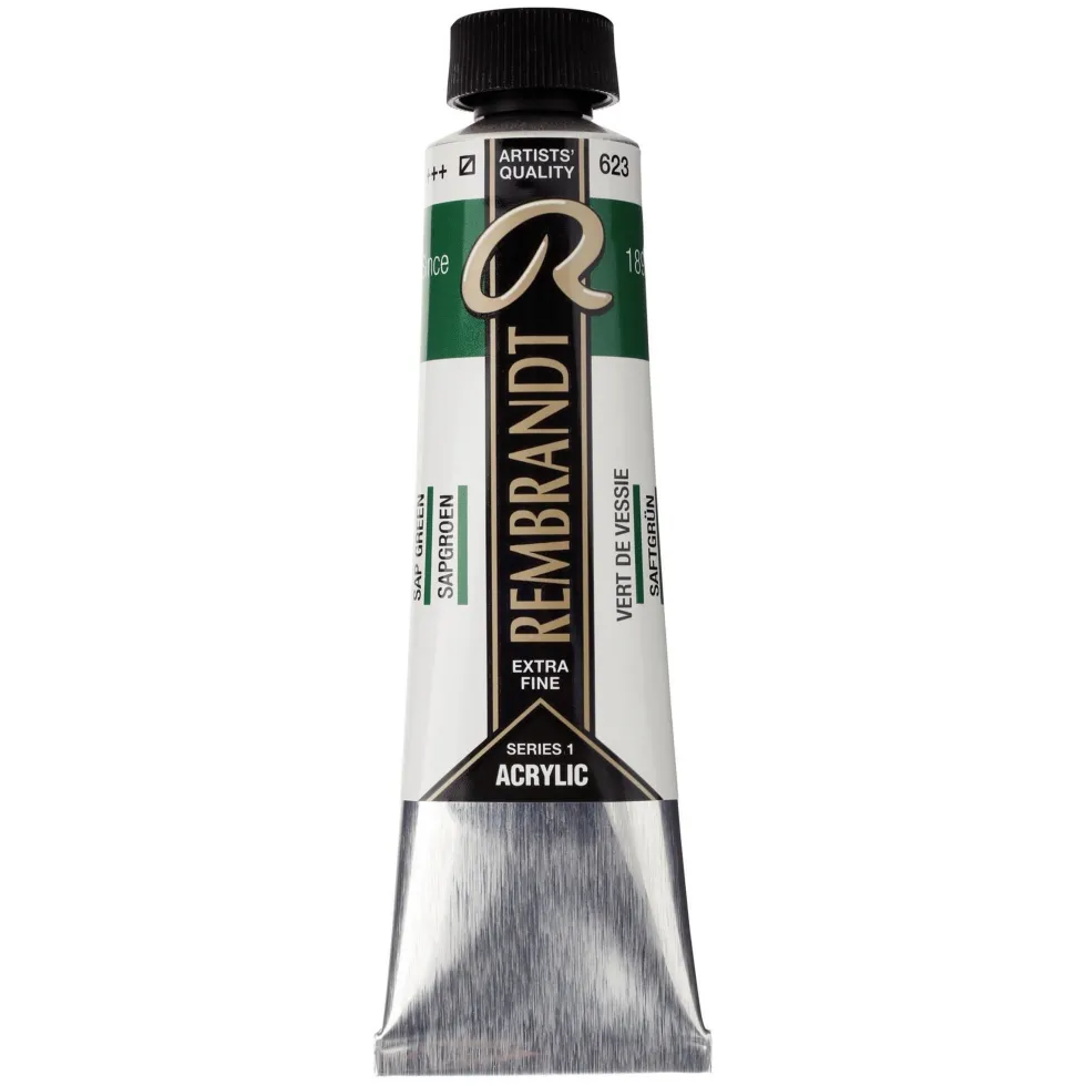 Farba akrylowa - Rembrandt - Sap Green, 40 ml