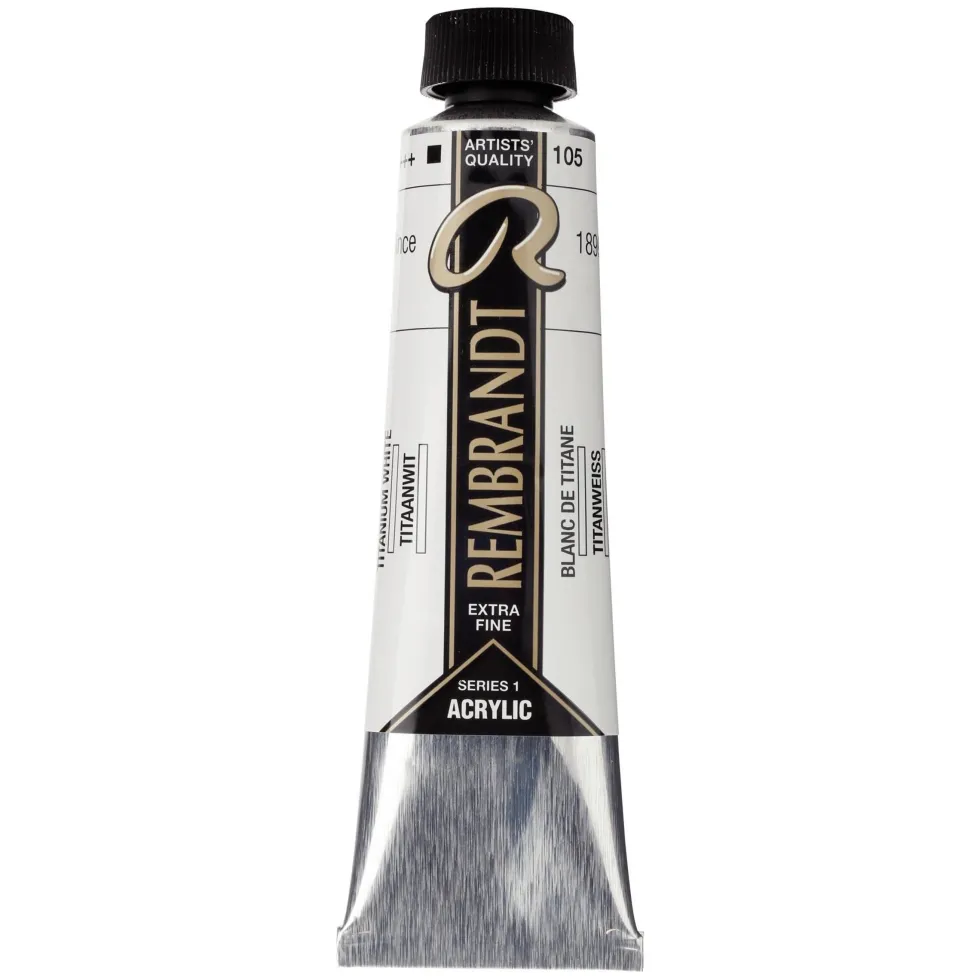 Farba akrylowa - Rembrandt - Titanium White, 40 ml