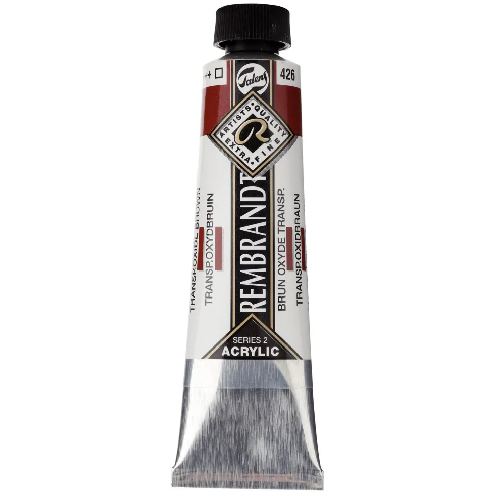 Farba akrylowa - Rembrandt - Transparent Oxide Brown, 40 ml