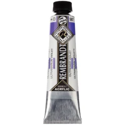 Farba akrylowa - Rembrandt - Ultramarine Violet, 40 ml