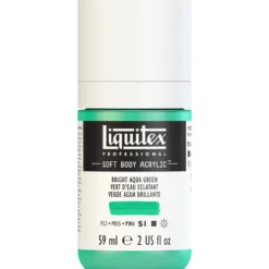 Farba akrylowa Soft Body - Liquitex - Bright Aqua Green, 59 ml
