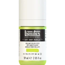 Farba akrylowa Soft Body - Liquitex - Brilliant Yellow Green, 59 ml