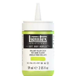 Farba akrylowa Soft Body - Liquitex - Brilliant Yellow Green, 59 ml
