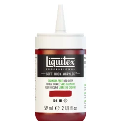 Farba akrylowa Soft Body - Liquitex - Cadmium Free Red Deep, 59 ml
