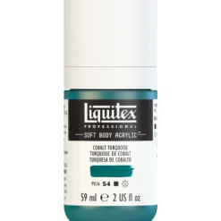 Farba akrylowa Soft Body - Liquitex - Cobalt Turquoise, 59 ml