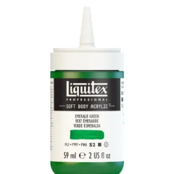 Farba akrylowa Soft Body - Liquitex - Emerald Green, 59 ml