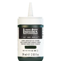 Farba akrylowa Soft Body - Liquitex - Hooker's Green Deep Hue Permanent, 59 ml