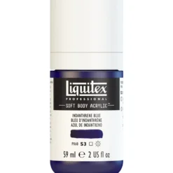 Farba akrylowa Soft Body - Liquitex - Indanthrene Blue, 59 ml