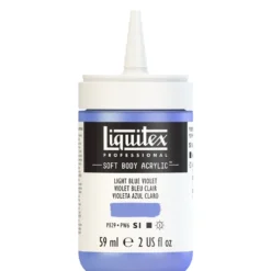 Farba akrylowa Soft Body - Liquitex - Light Blue Violet, 59 ml
