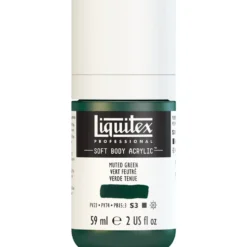 Farba akrylowa Soft Body - Liquitex - Muted Green, 59 ml