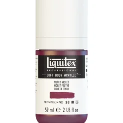 Farba akrylowa Soft Body - Liquitex - Muted Violet, 59 ml