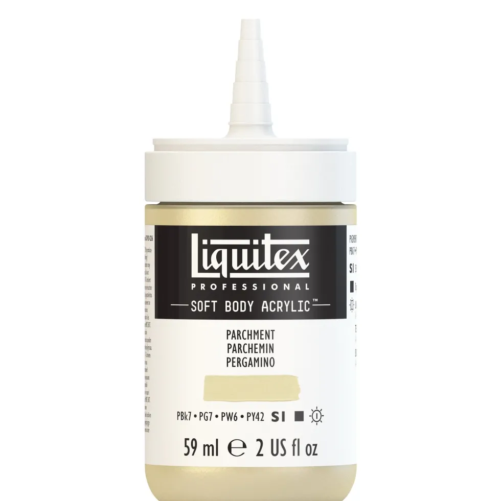Farba akrylowa Soft Body - Liquitex - Parchment, 59 ml