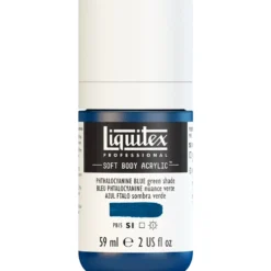 Farba akrylowa Soft Body - Liquitex - Phthalocyanine Blue Green Shade, 59 ml