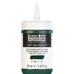 Farba akrylowa Soft Body - Liquitex - Phthalocyanine Green Blue Shade, 59 ml
