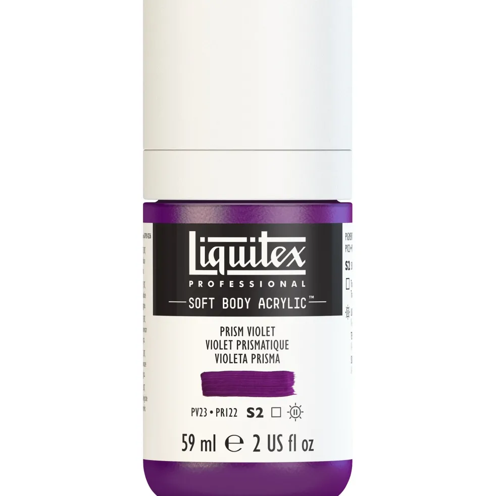 Farba akrylowa Soft Body - Liquitex - Prism Violet, 59 ml