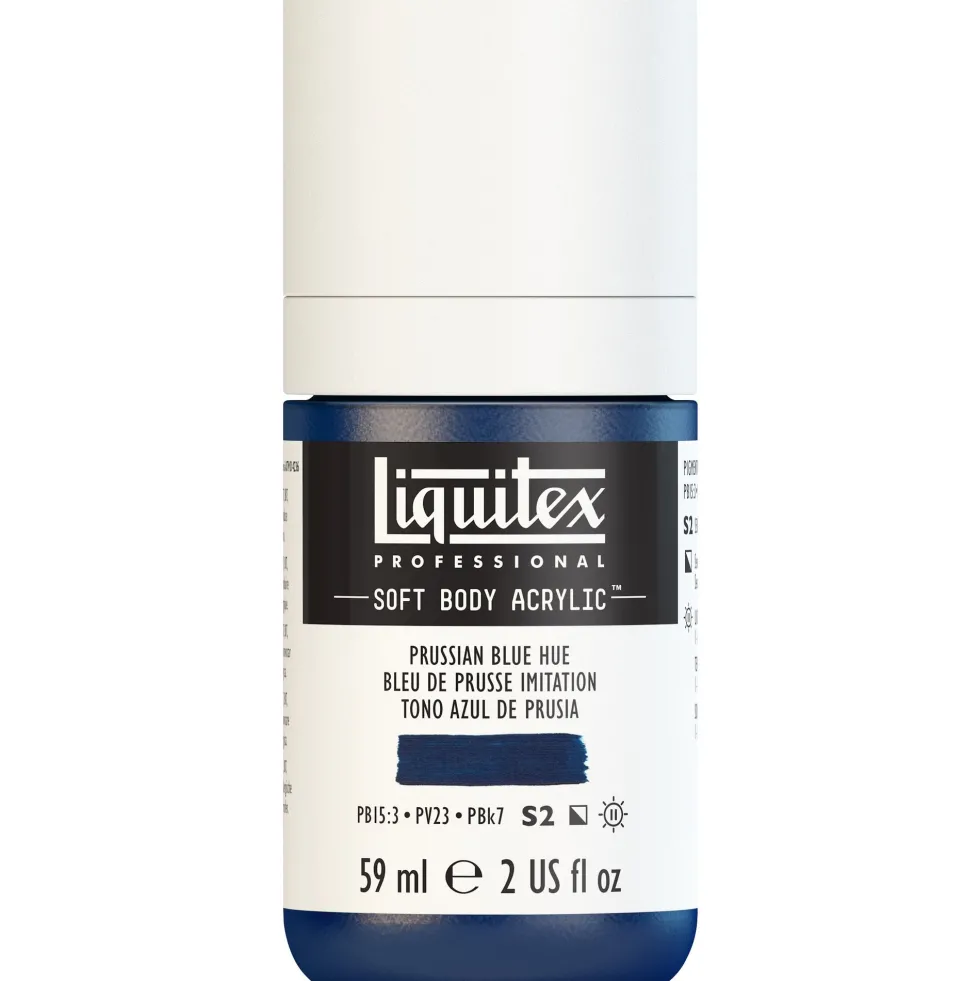 Farba akrylowa Soft Body - Liquitex - Prussian Blue Hue, 59 ml