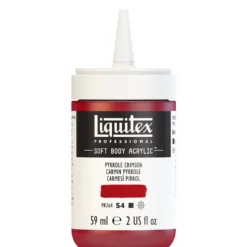 Farba akrylowa Soft Body - Liquitex - Pyrrole Crimson, 59 ml