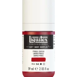 Farba akrylowa Soft Body - Liquitex - Pyrrole Crimson, 59 ml
