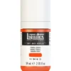 Farba akrylowa Soft Body - Liquitex - Pyrrole Orange, 59 ml