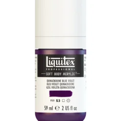 Farba akrylowa Soft Body - Liquitex - Quinacridone Blue Violet, 59 ml