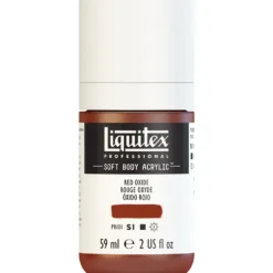 Farba akrylowa Soft Body - Liquitex - Red Oxide, 59 ml