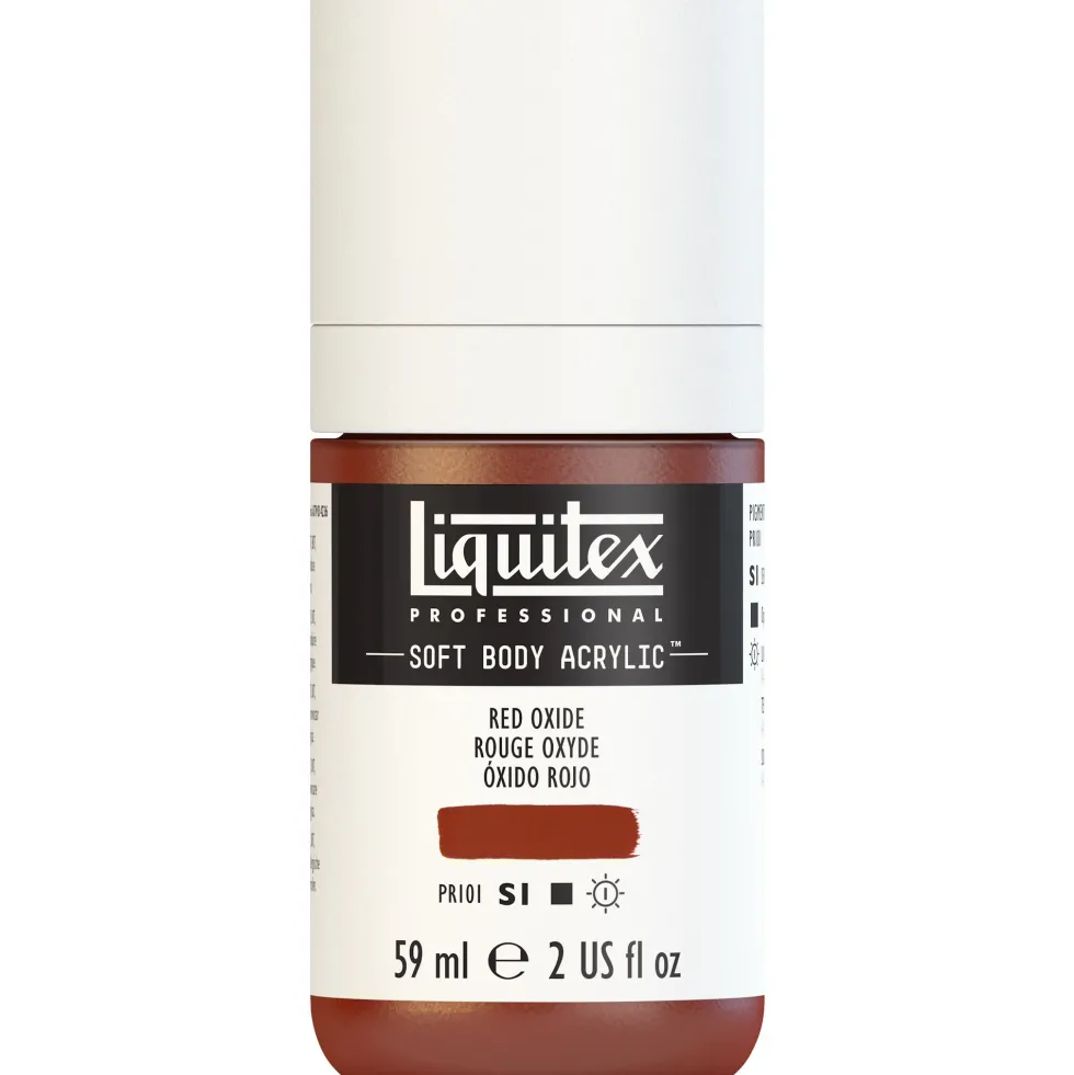 Farba akrylowa Soft Body - Liquitex - Red Oxide, 59 ml